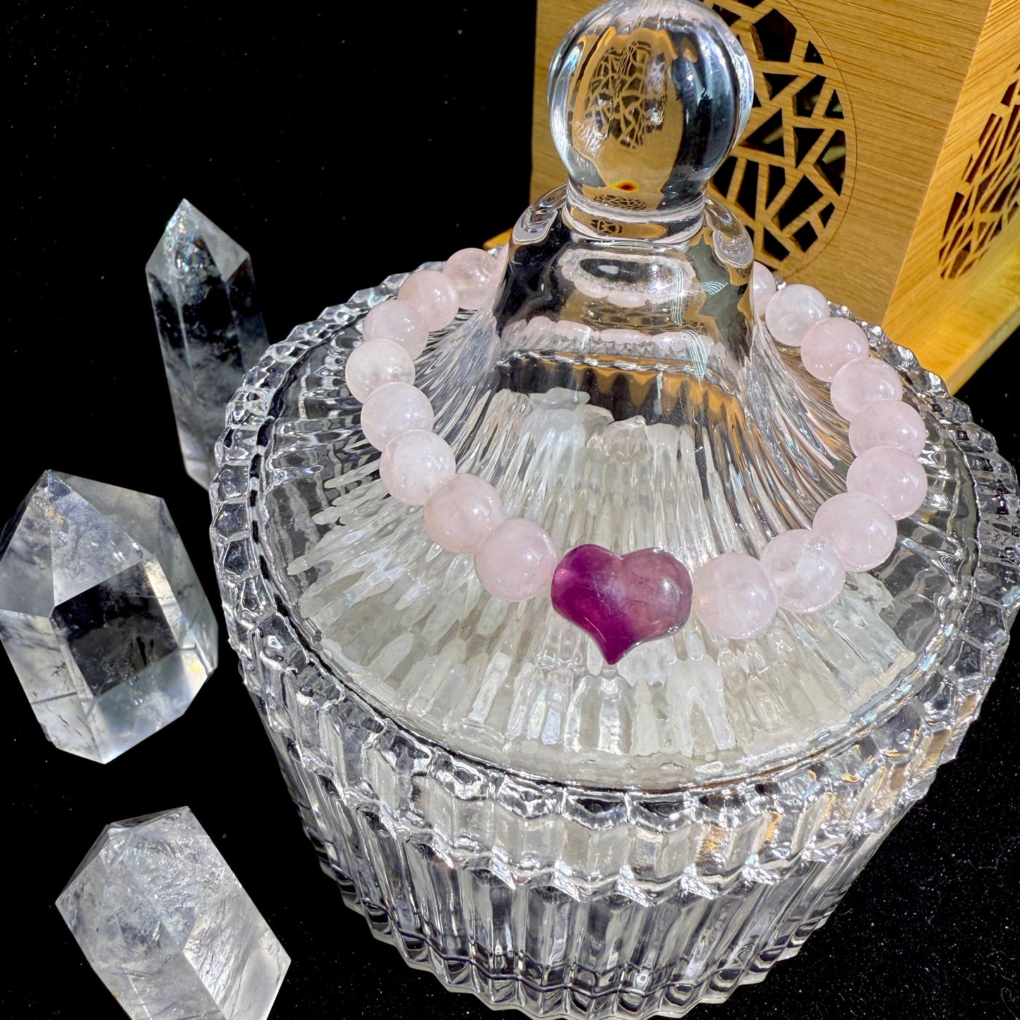 Natural Rose Quartz (Blushing Heart)