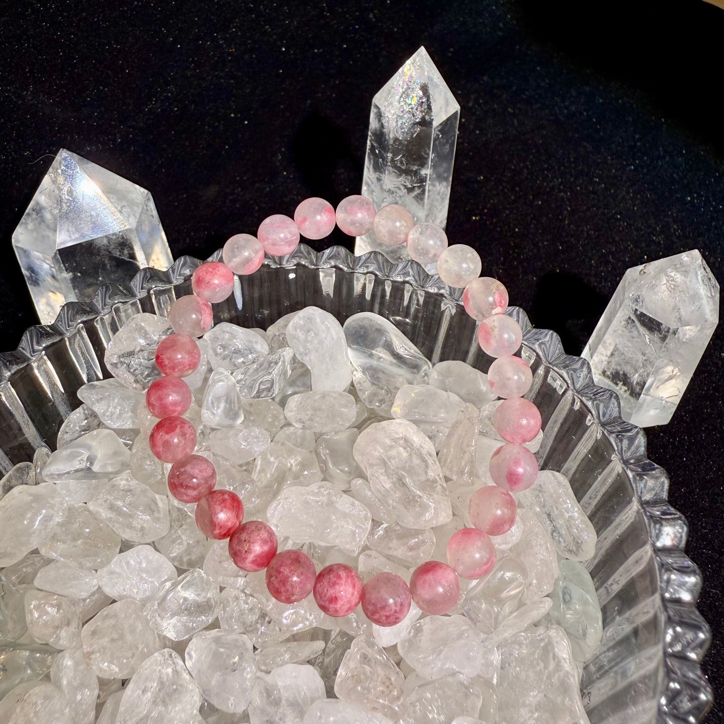 Natural Rhodonite (Sakura Rain)