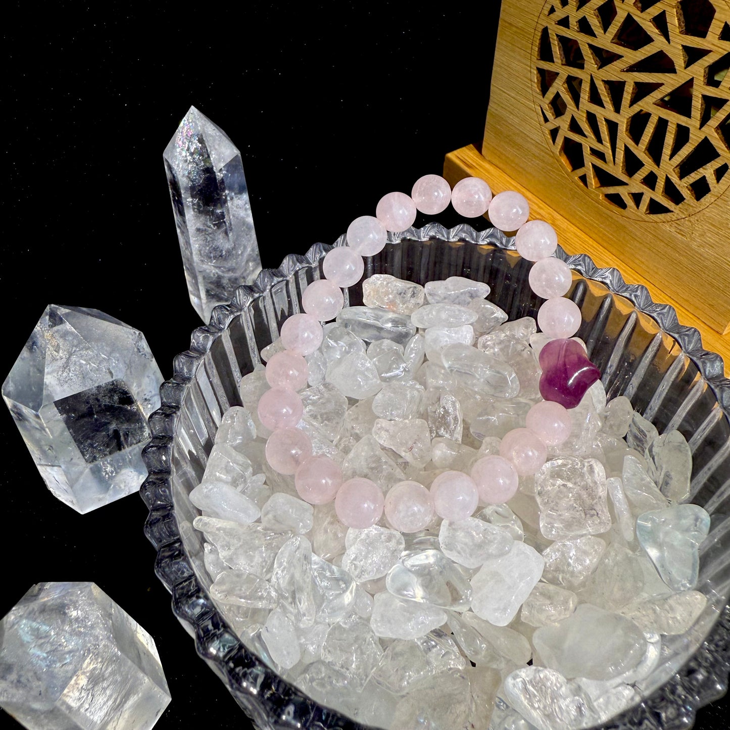 Natural Rose Quartz (Blushing Heart)